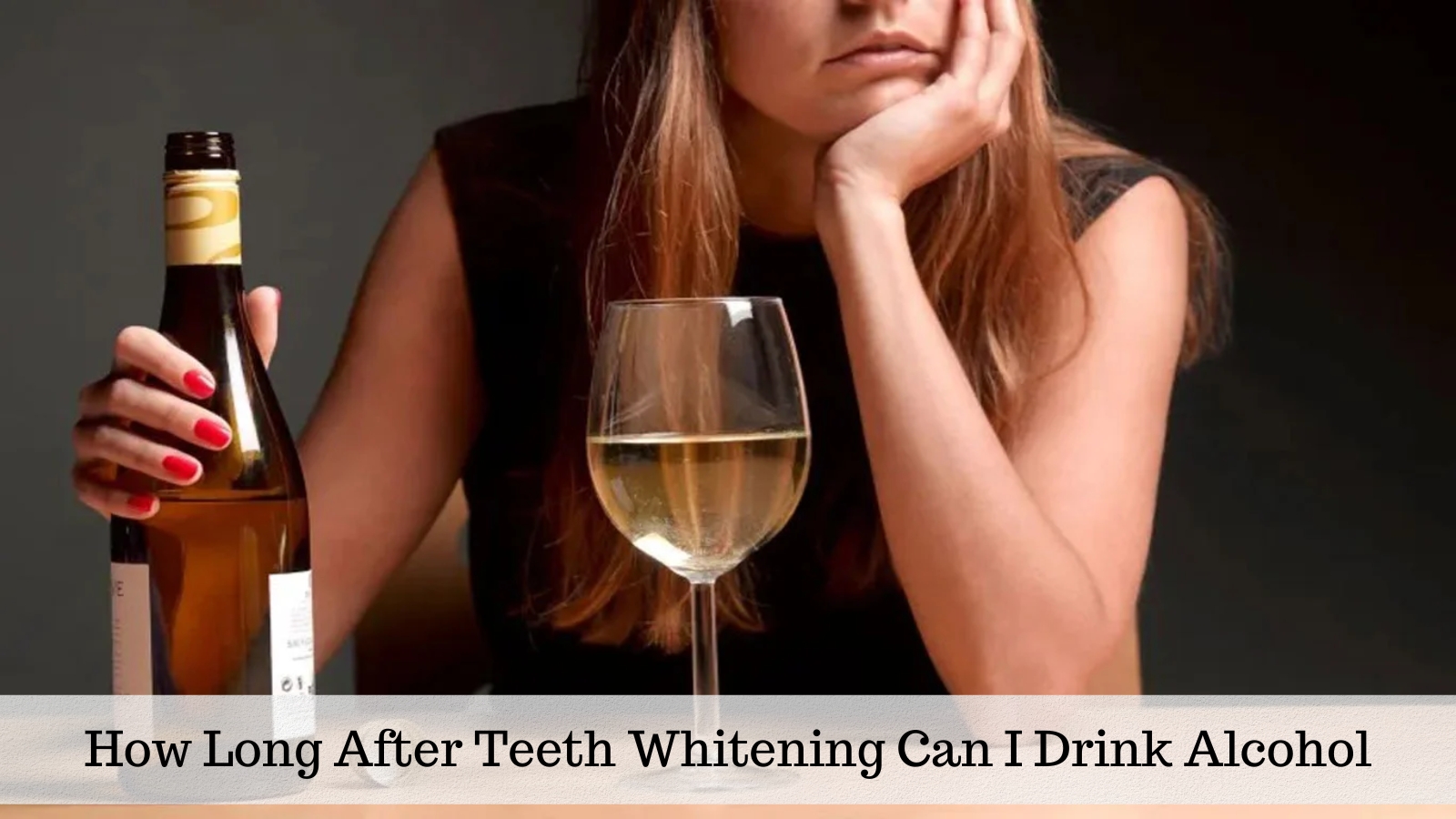 how long after teeth whitening can i drink alcohol